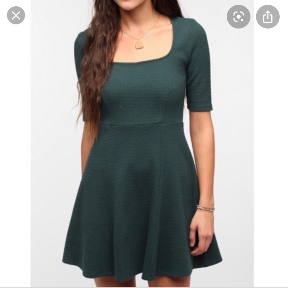 Urban Outfitters Forrest Green Skater Dress